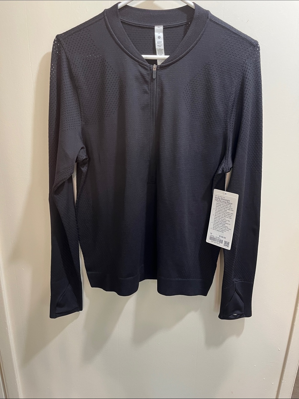 Lululemon Swiftly Midweight Half-Zip Long Sleeve (10) NWT